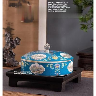 KHAY SỨ ĐỰNG ĐỒ NHIỀU HỌA TIẾT